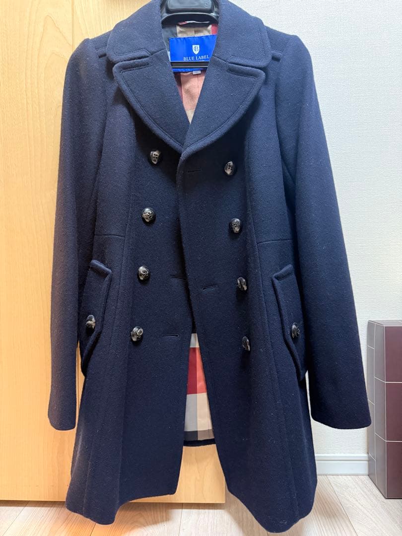★美品★BLUE LABEL CRESTBRIDGE ネイビー ピーコート 36