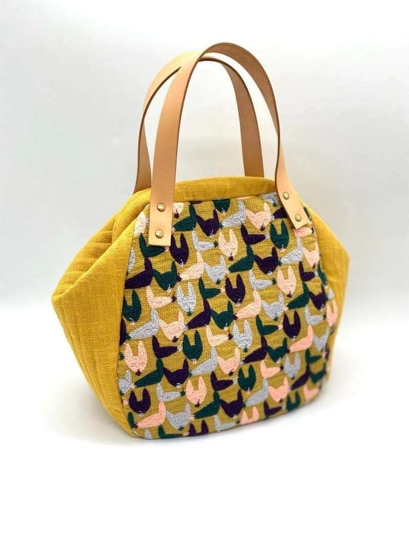 ミナペルホネン\"repo \"ハンドメイド アルミ口金バック