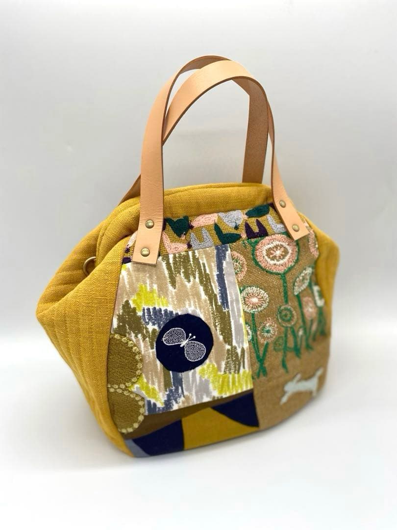 ミナペルホネン\"repo \"ハンドメイド アルミ口金バック