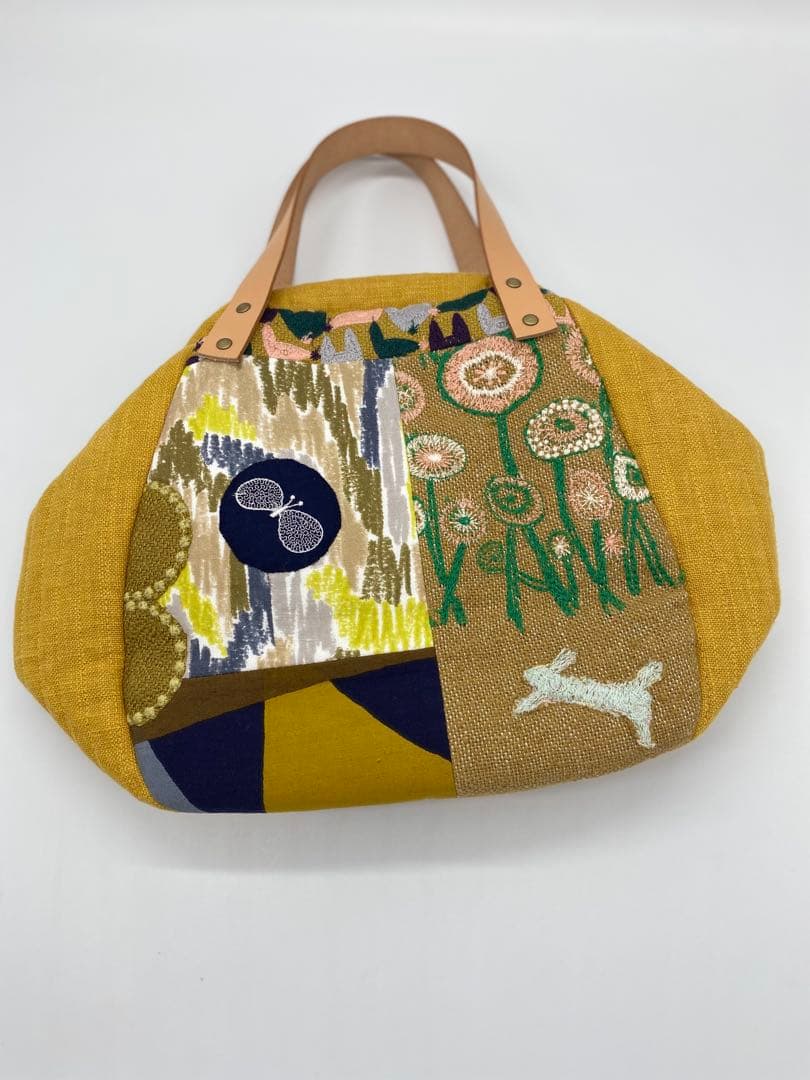 ミナペルホネン\"repo \"ハンドメイド アルミ口金バック