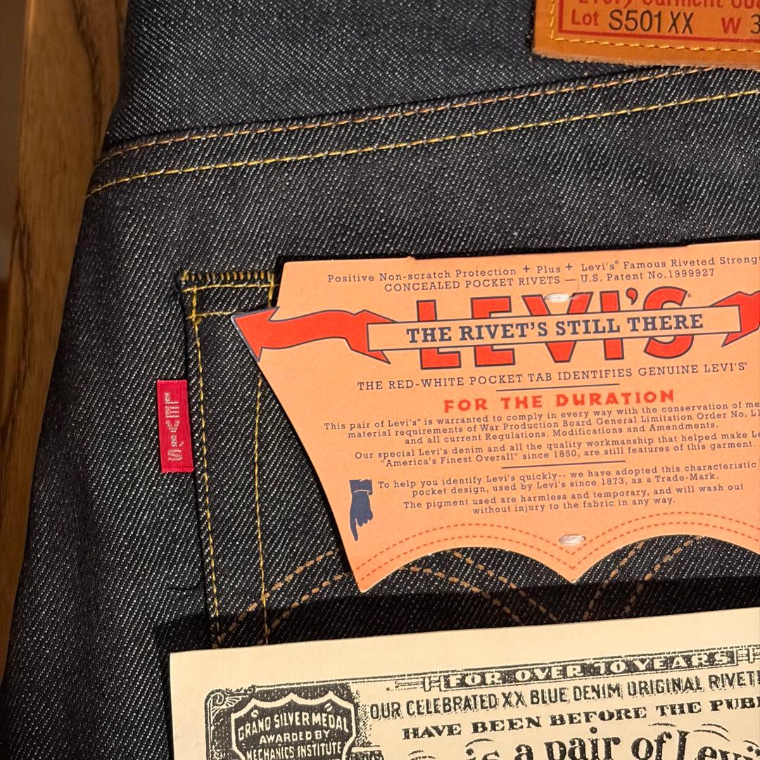 W32 L34 Levi's LVC 1944 S501XX 日本製 大戦モデル