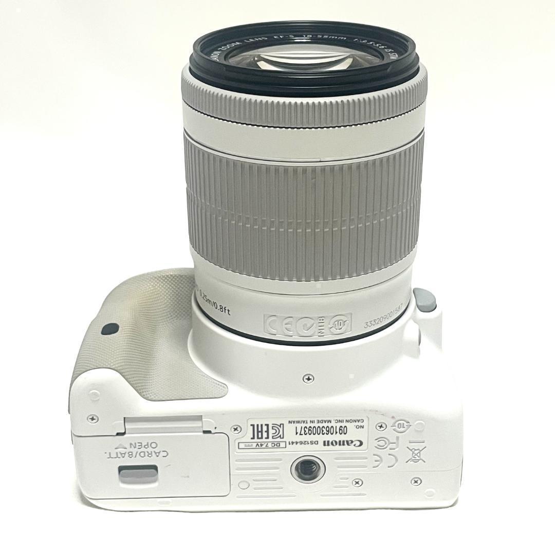 可愛くて軽量❣️ Canon EOS Kiss X7 ホワイト 手ブレ補正レンズ