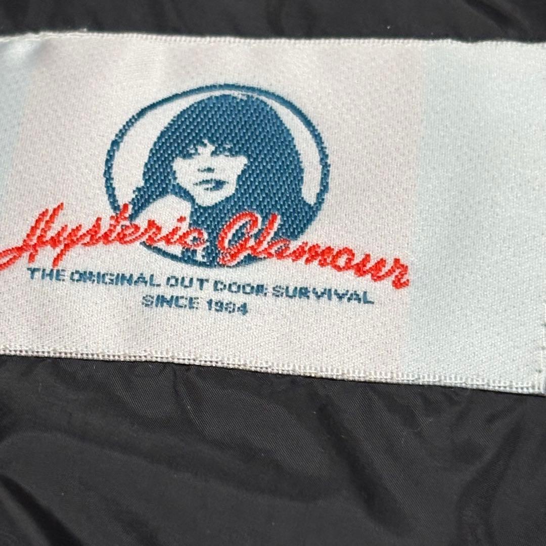 ヒステリックグラマー デビルヒスガール プリマロフト中綿ジャケット ブラック F