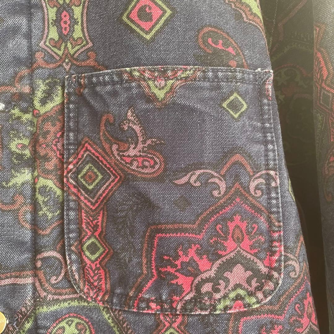 ジャケット・アウター carhartt WIP-MICHIGAN COAT NAVY Paisley