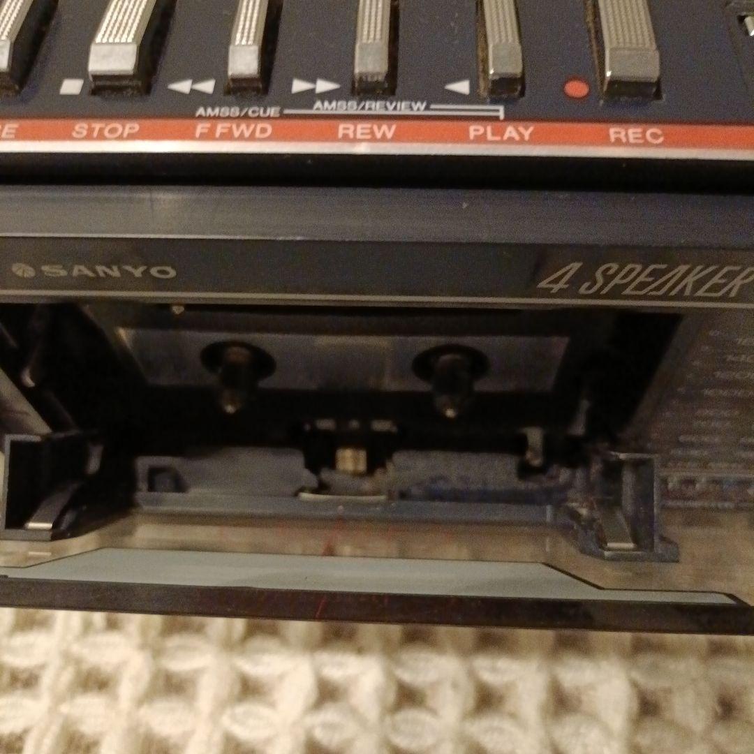 昭和レトロレア物 SANYO MR-U4SL ラジカセ 4スピーカー