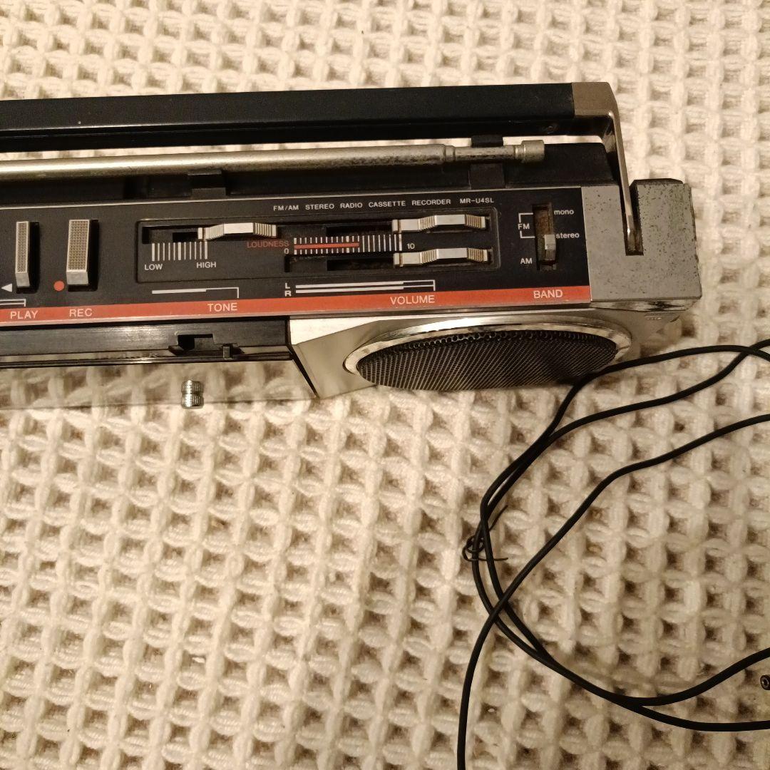 昭和レトロレア物 SANYO MR-U4SL ラジカセ 4スピーカー