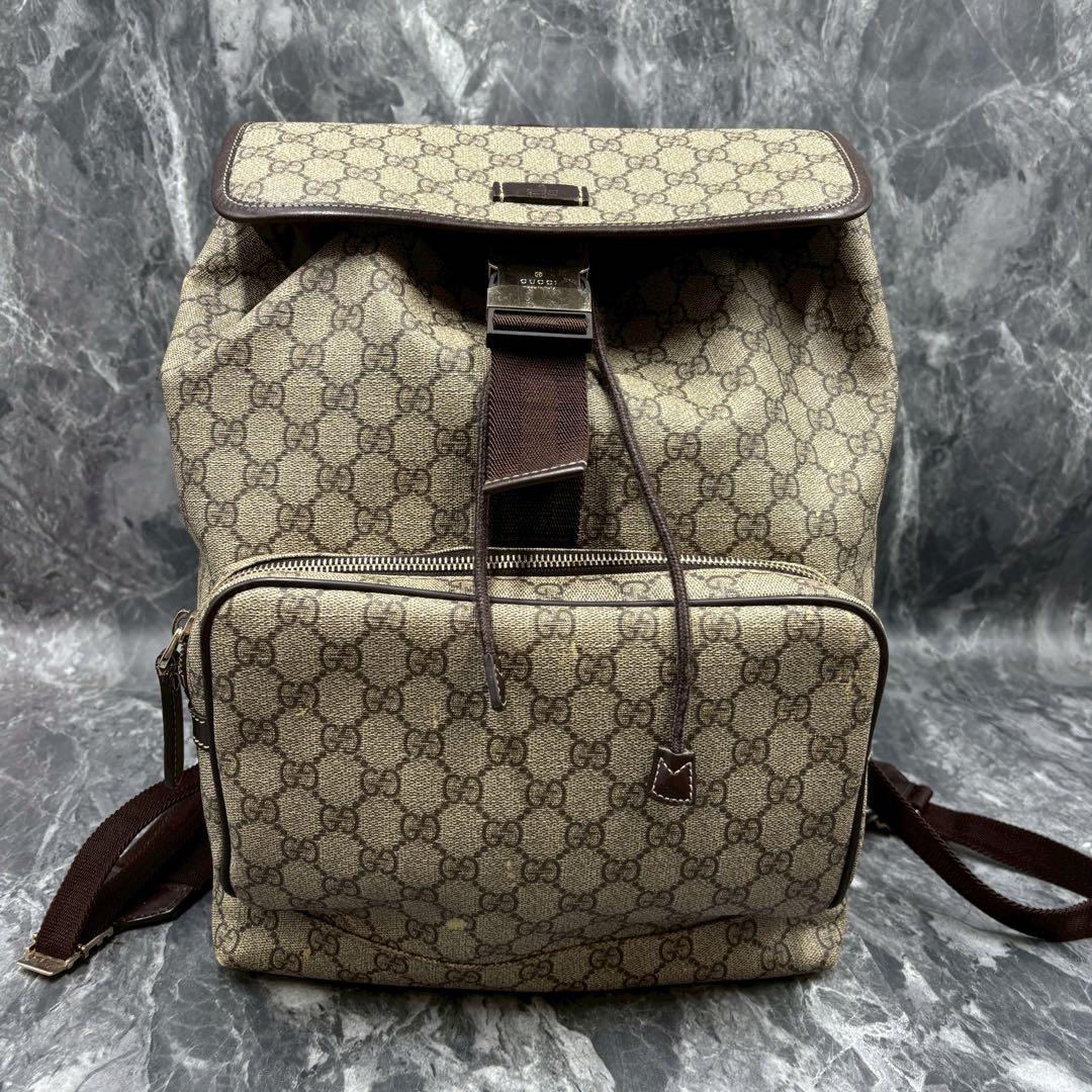 希少✨グッチ リュック ggスプリーム バックパック PVC 246103