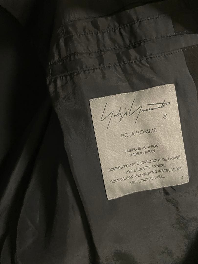 ヨウジヤマモト　24ss トリポリ2つボタンジャケット