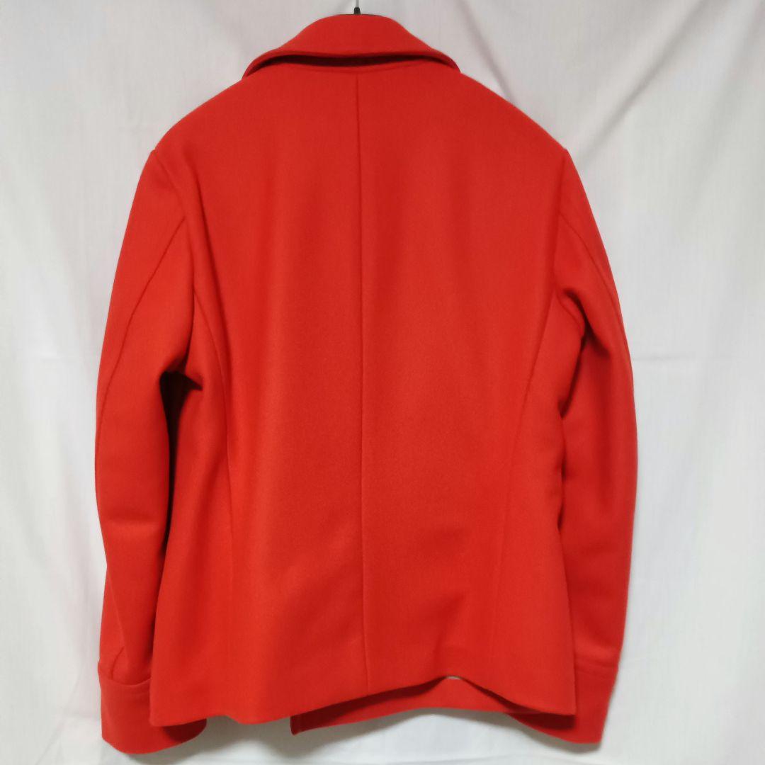 未使用保管品 ANDREA POMILIO ショートピーコート オレンジ 48