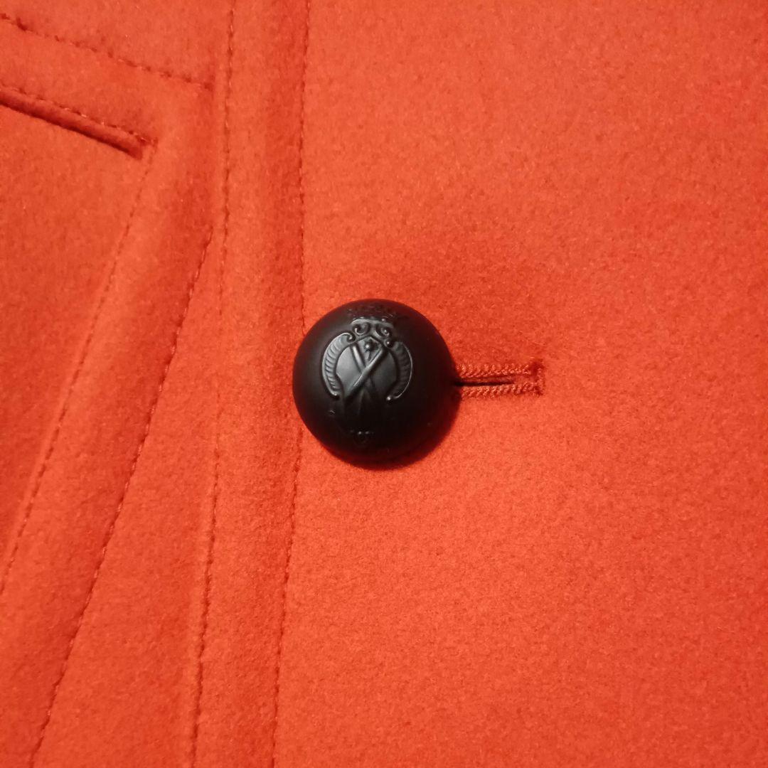 未使用保管品 ANDREA POMILIO ショートピーコート オレンジ 48