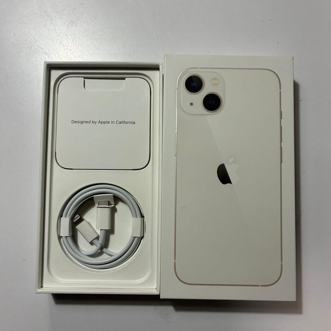 Apple iPhone 13 スターライト 128GB バッテリー88%
