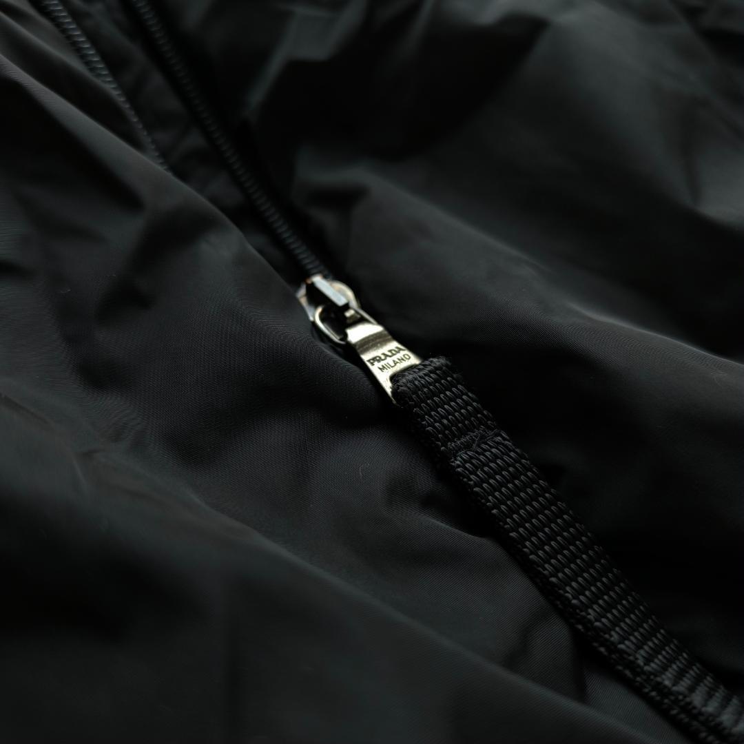 PRADA SPORTS　ウールリブ襟付き　中綿ダウンコート