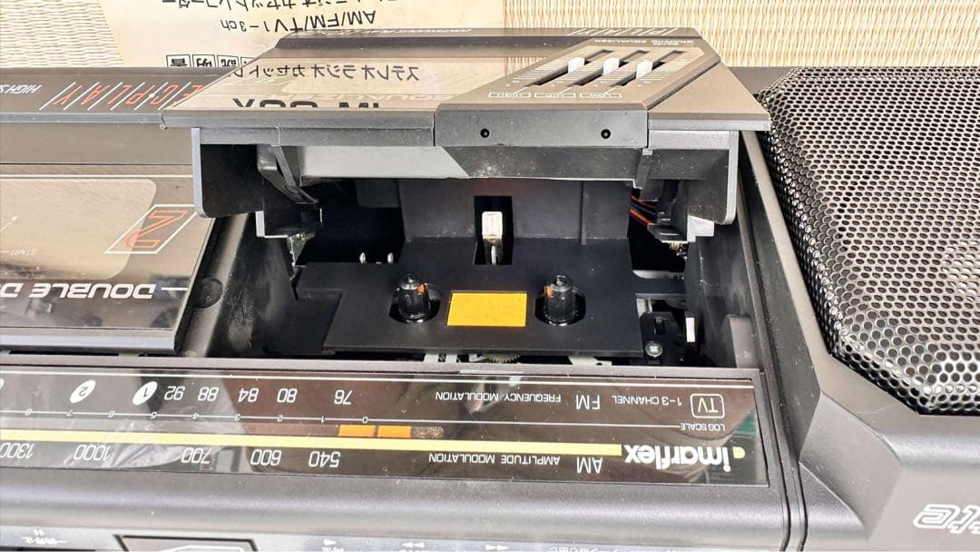 imarflex ステレオラジオ ダブルカセット レコーダー IM-88X