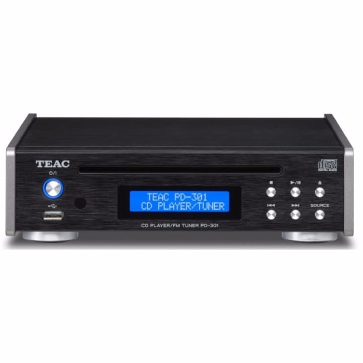 ティアック CDプレーヤー/FMチューナー (ブラック)