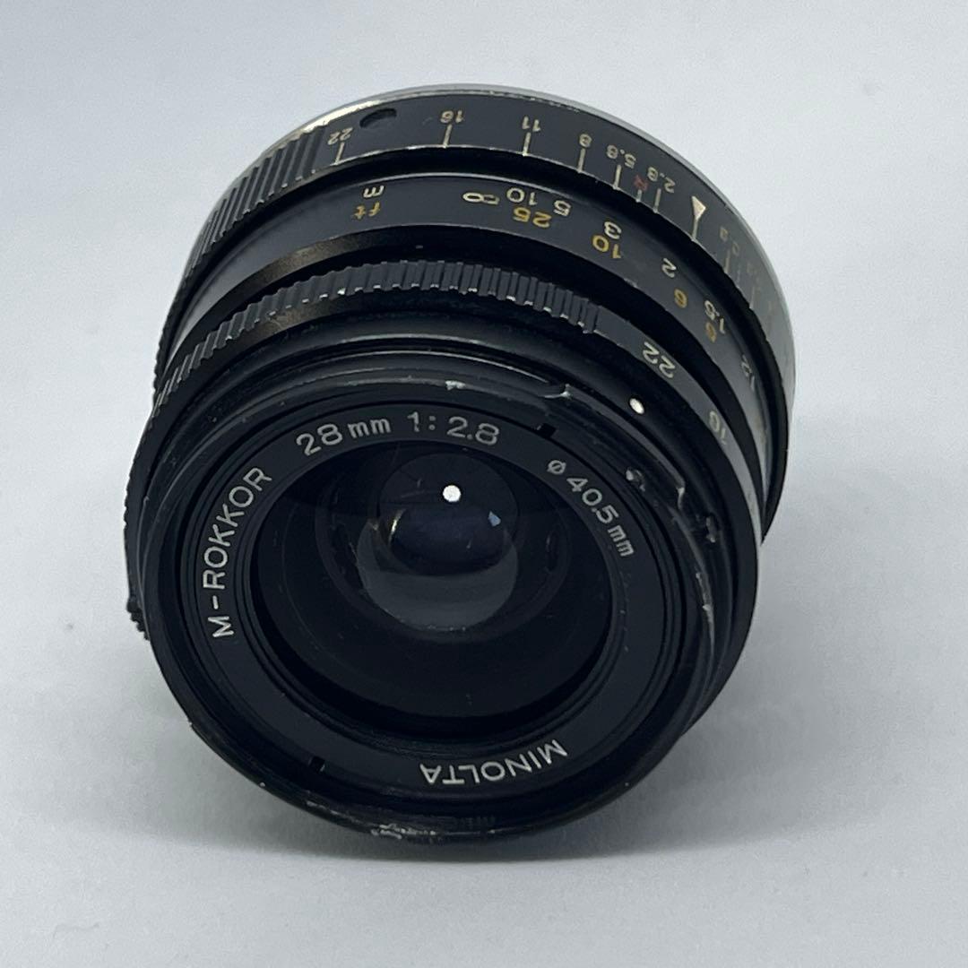 MINOLTA M-ROKKOR 28mm f2.8 LMマウント ジャンク