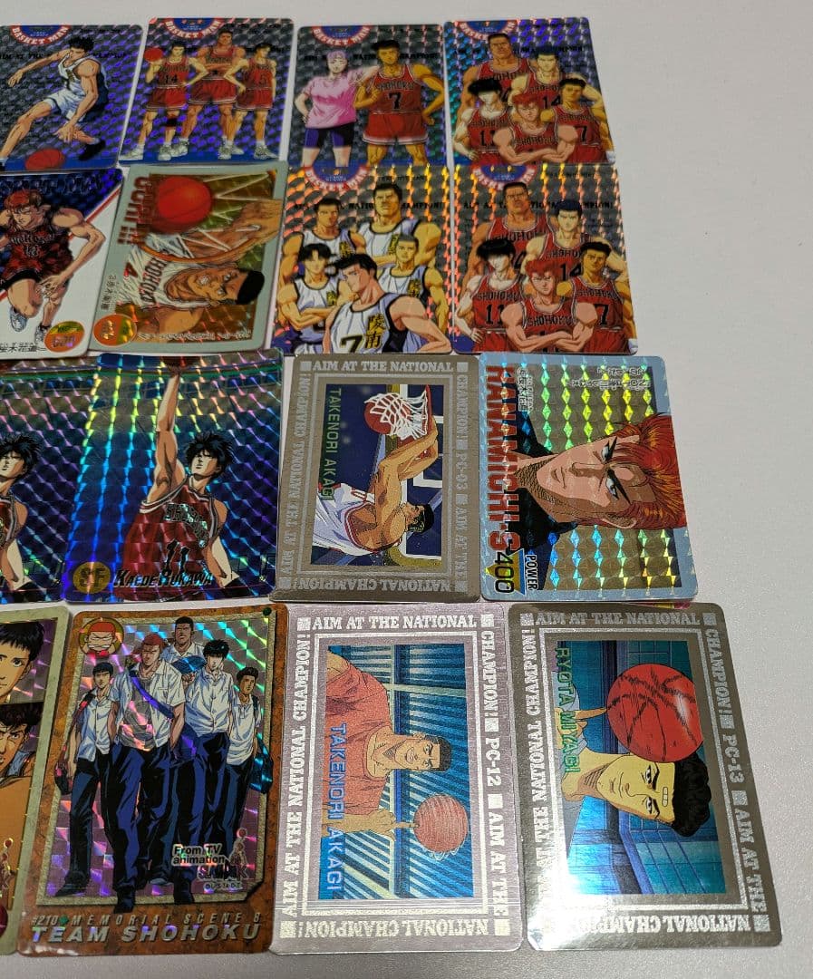 スラムダンク カードダス 32枚　バスケ　桜木花道　流川楓　湘北　アニメ　漫画