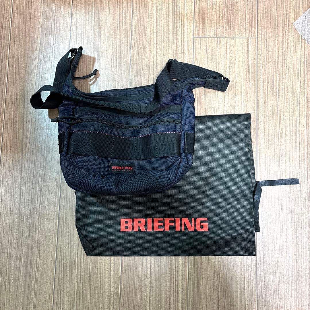 【美品】BRIEFING デイトリッパーS ディープシー　収納袋付き　USA製