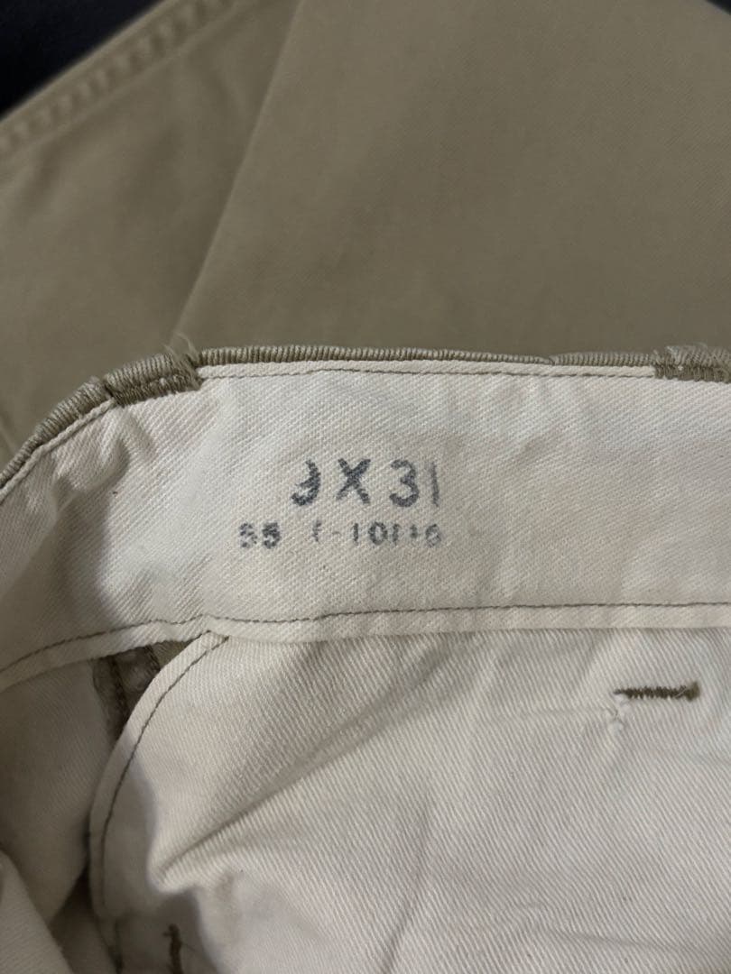 40s US ARMY 45カーキ チノ アーミーチノ 軍パン 軍チノ