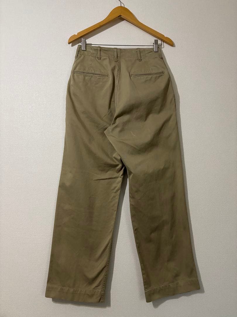40s US ARMY 45カーキ チノ アーミーチノ 軍パン 軍チノ