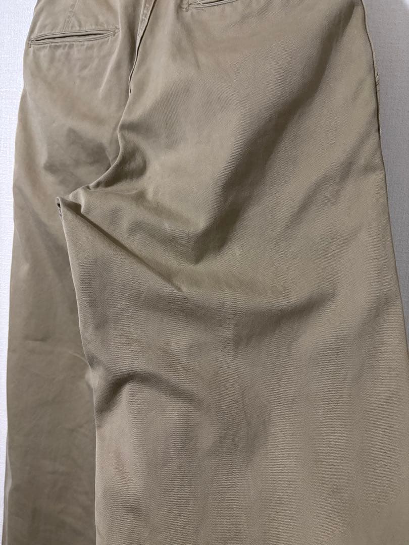 40s US ARMY 45カーキ チノ アーミーチノ 軍パン 軍チノ