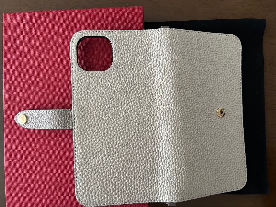 iPhone14Plusベルテッドダイアリー　ボナベンチュラ ストラップ付　希少