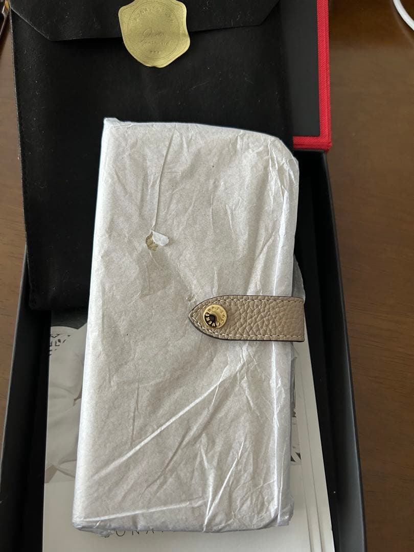 iPhone14Plusベルテッドダイアリー　ボナベンチュラ ストラップ付　希少