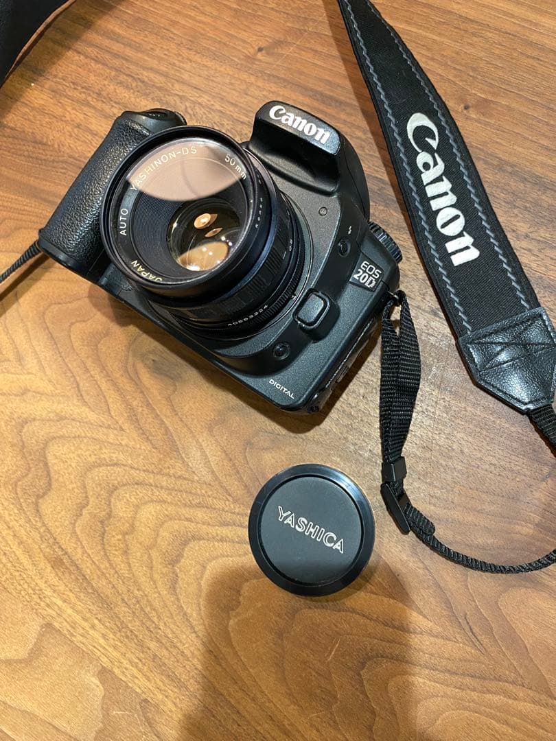 Canon EOS 20D デジタル一眼　ヤシカ1:1.9 50㍉単焦点　動作品
