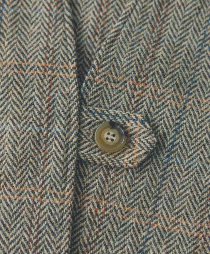 北欧暮らしの道具店「ワードローブを新鮮に」ヘリンボーン柄のウールベスト