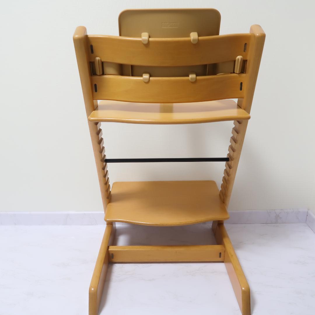 人気　ストッケ トリップトラップ　ナチュラル　シリアル2 ベビーセット付き