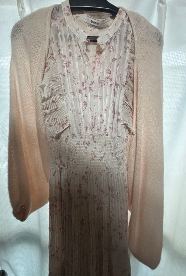 スナイデル Sustainableフリルワンピース 0サイズ