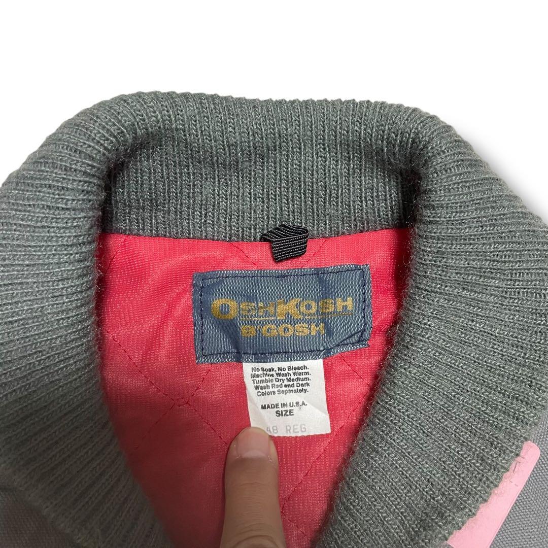 usa製 70s OshKosh オシュコシュ ワークジャケット 赤キルティング