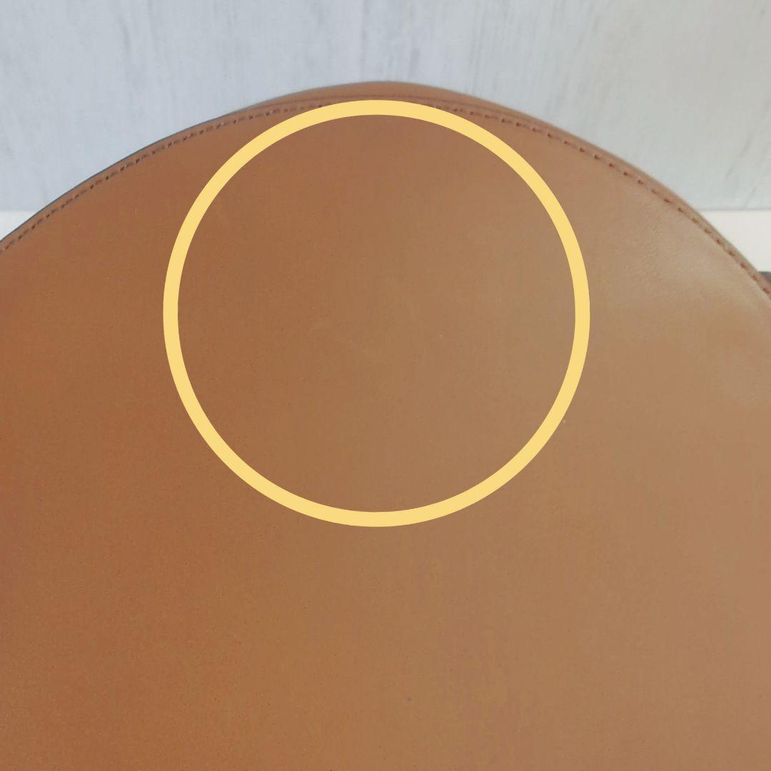 美品 ORSETTO オルセット ワンハンドル ハンドバッグ キャメル ブラウン