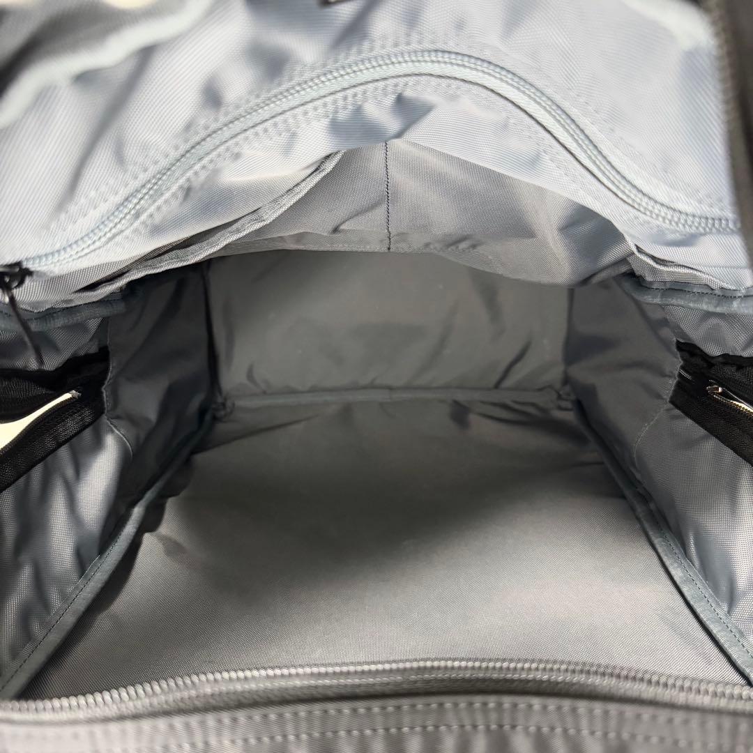 極美品 現行タグ ポーター タイム リュック 2層 A4 ナイロン 黒