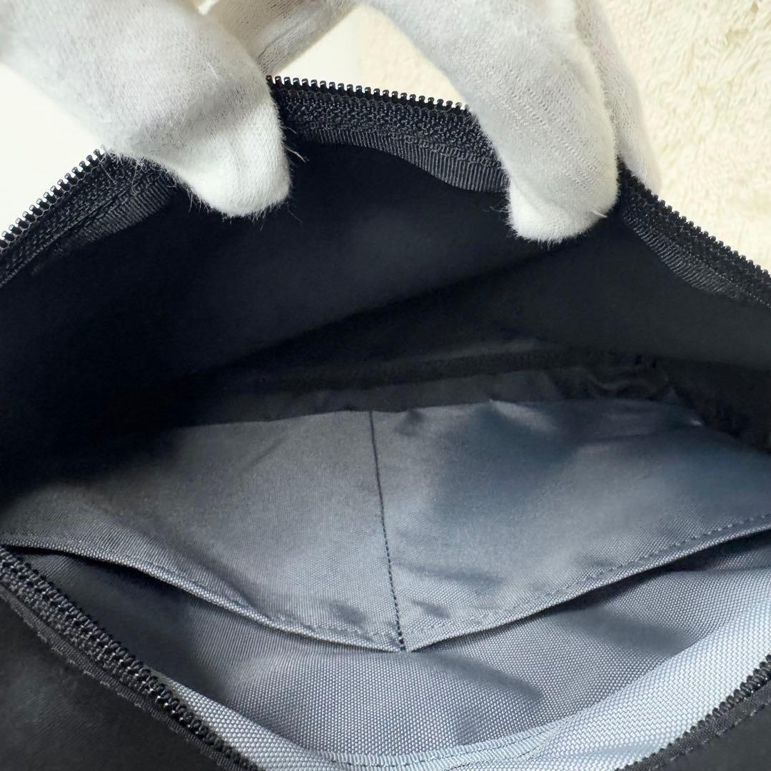 極美品 現行タグ ポーター タイム リュック 2層 A4 ナイロン 黒