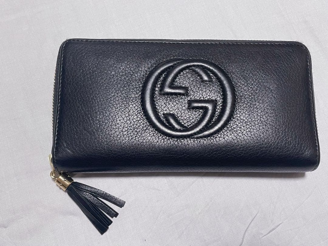GUCCI SOHO ソーホー 長財布 ブラック 黒