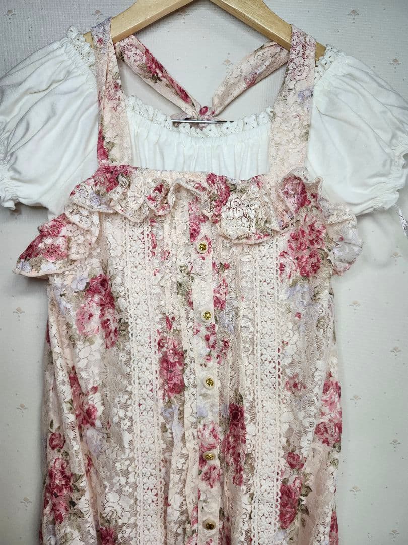 リズリサ　パワネ　チュニック　ピンク