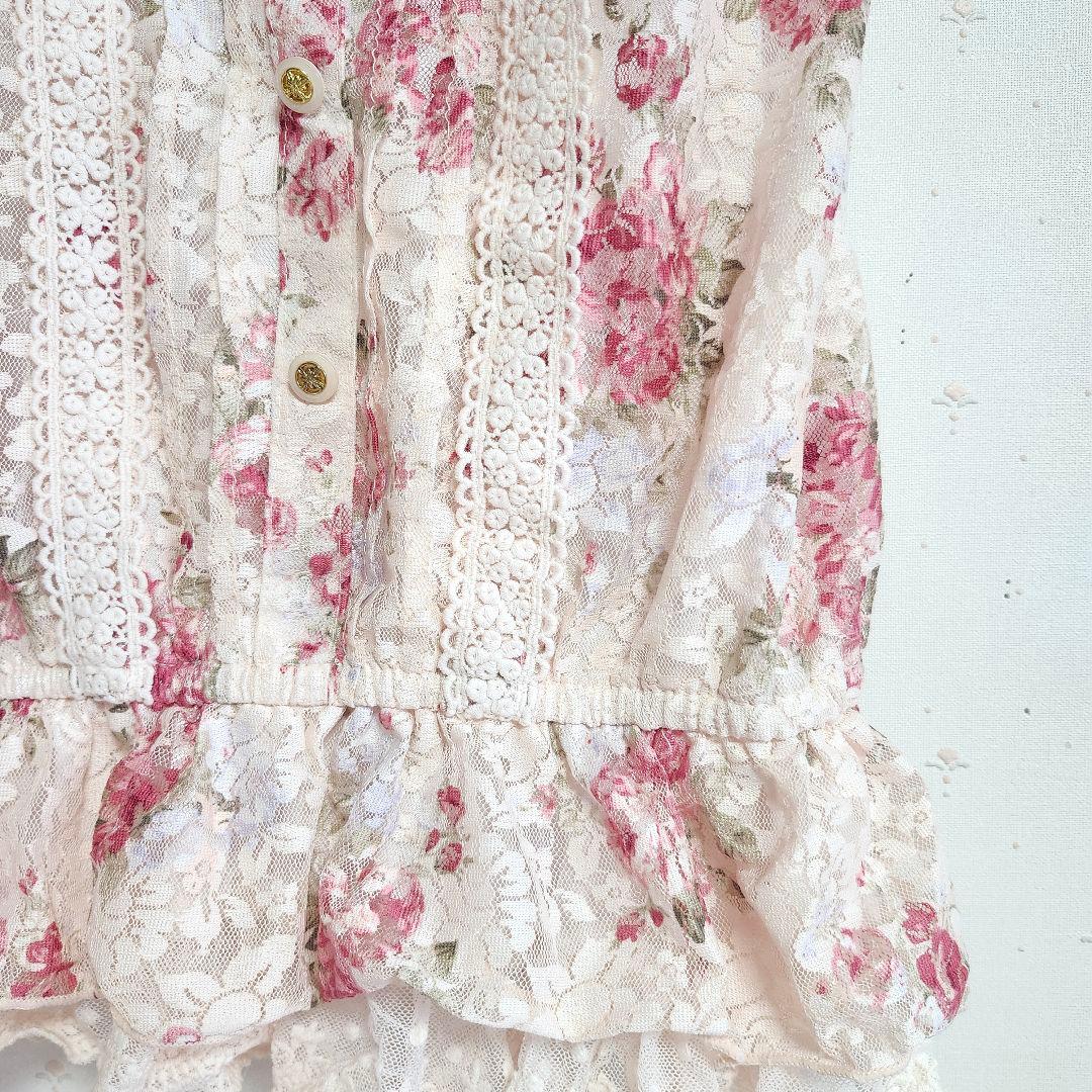 リズリサ　パワネ　チュニック　ピンク