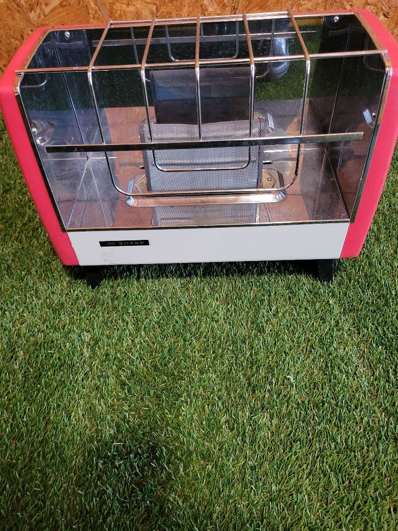 ピンクレトロガスストーブ