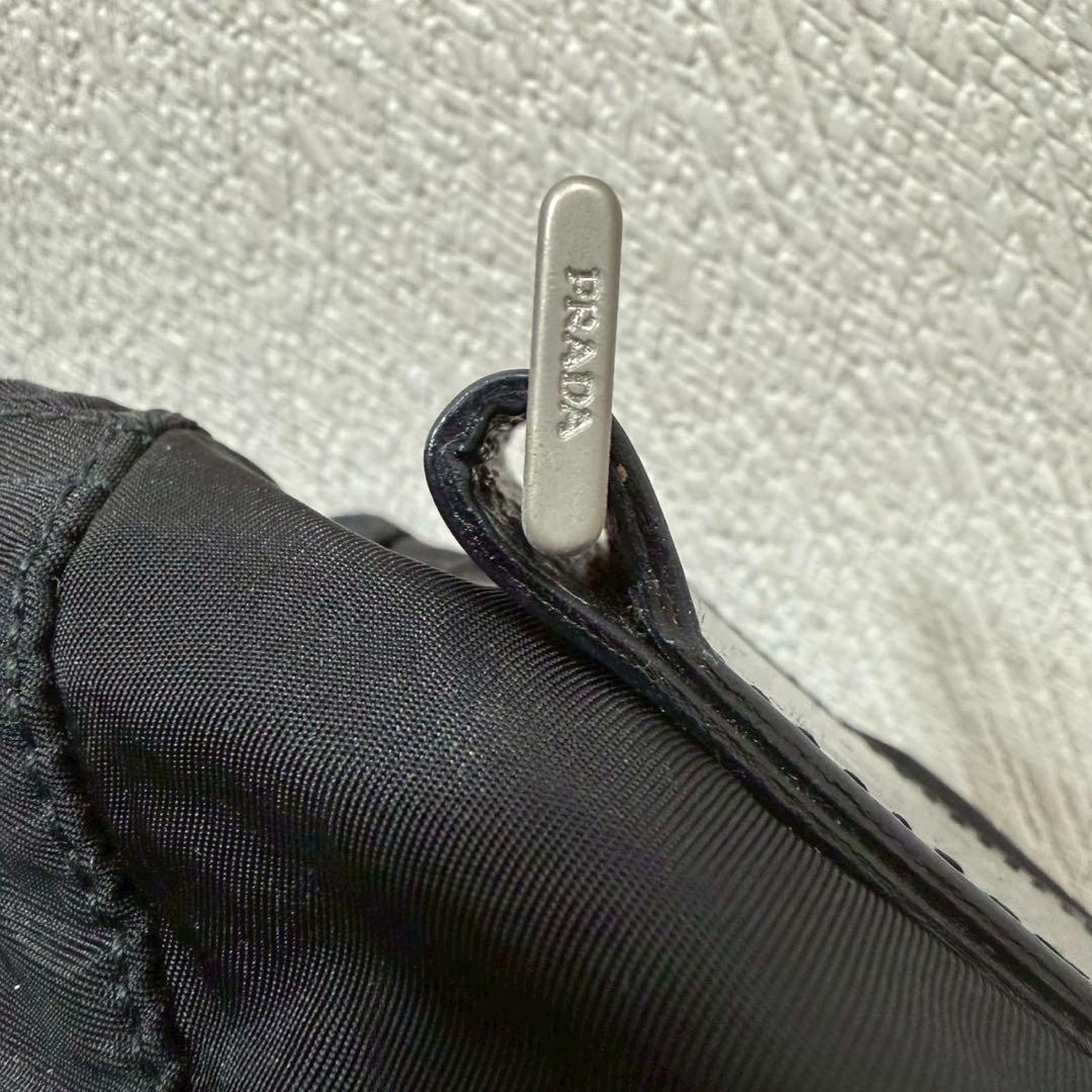 プラダ　三角ロゴ　ナイロン　ボストンバッグ　2way　ブラック