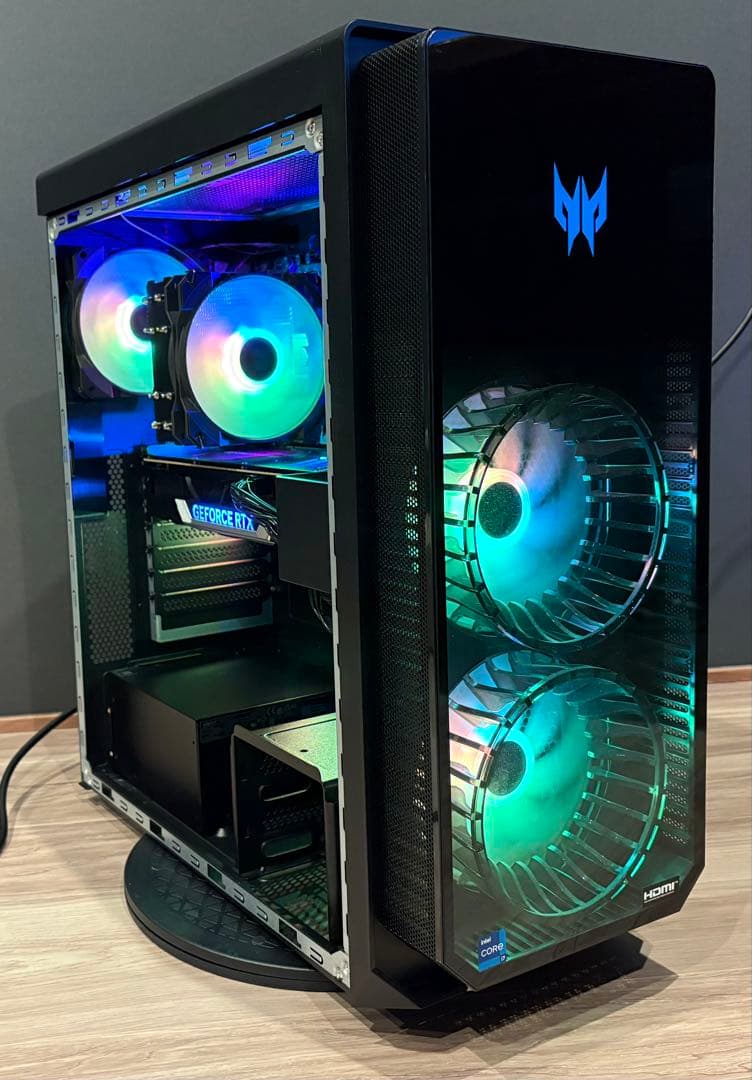 SSD追加　RTX4080 Predator　i7 13700F　ゲーミングPC