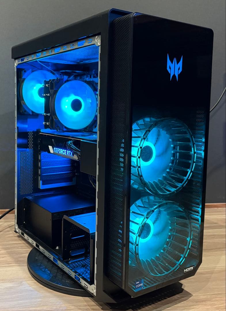 SSD追加　RTX4080 Predator　i7 13700F　ゲーミングPC