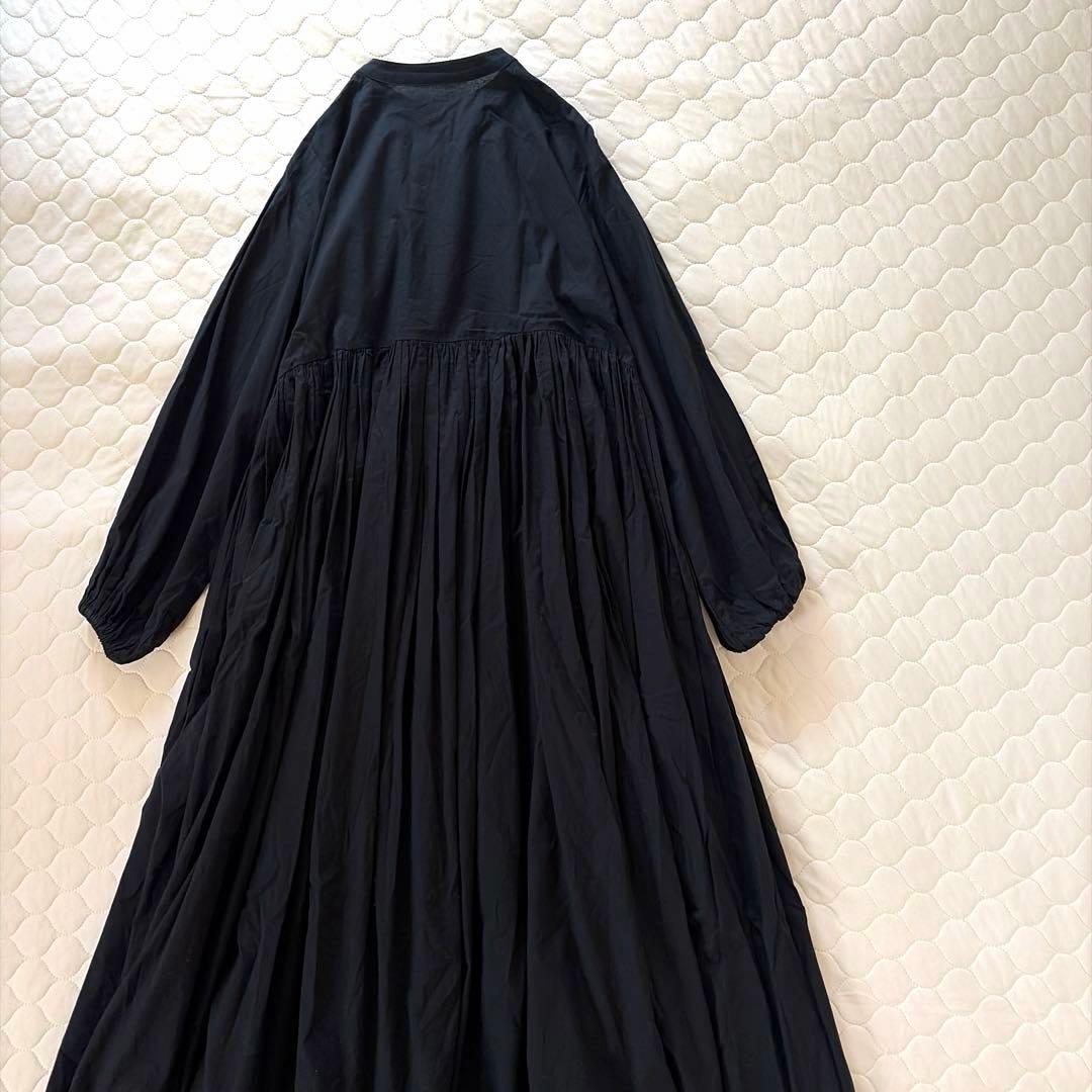 【美品】BEARDSLEY ギャザーワンピース　ブラックサイズ1