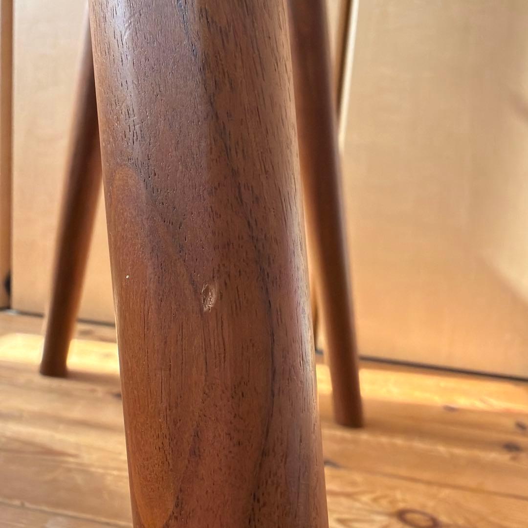 ナガノインテリア オレンジ コッぺ キッチン スツール 木製