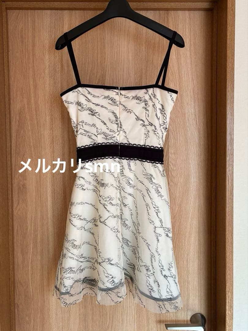 rans キャミドレス　S フレア　ホワイト