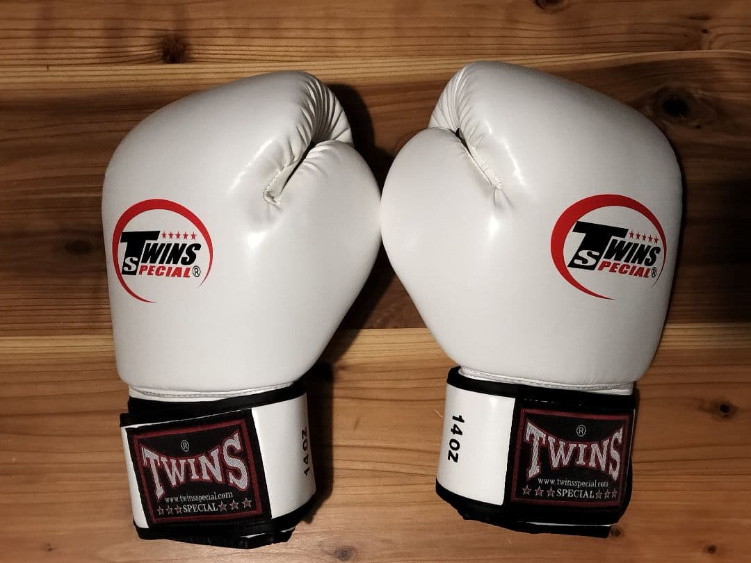 TWINS SPECIAL ボクシンググローブ 14oz ホワイト