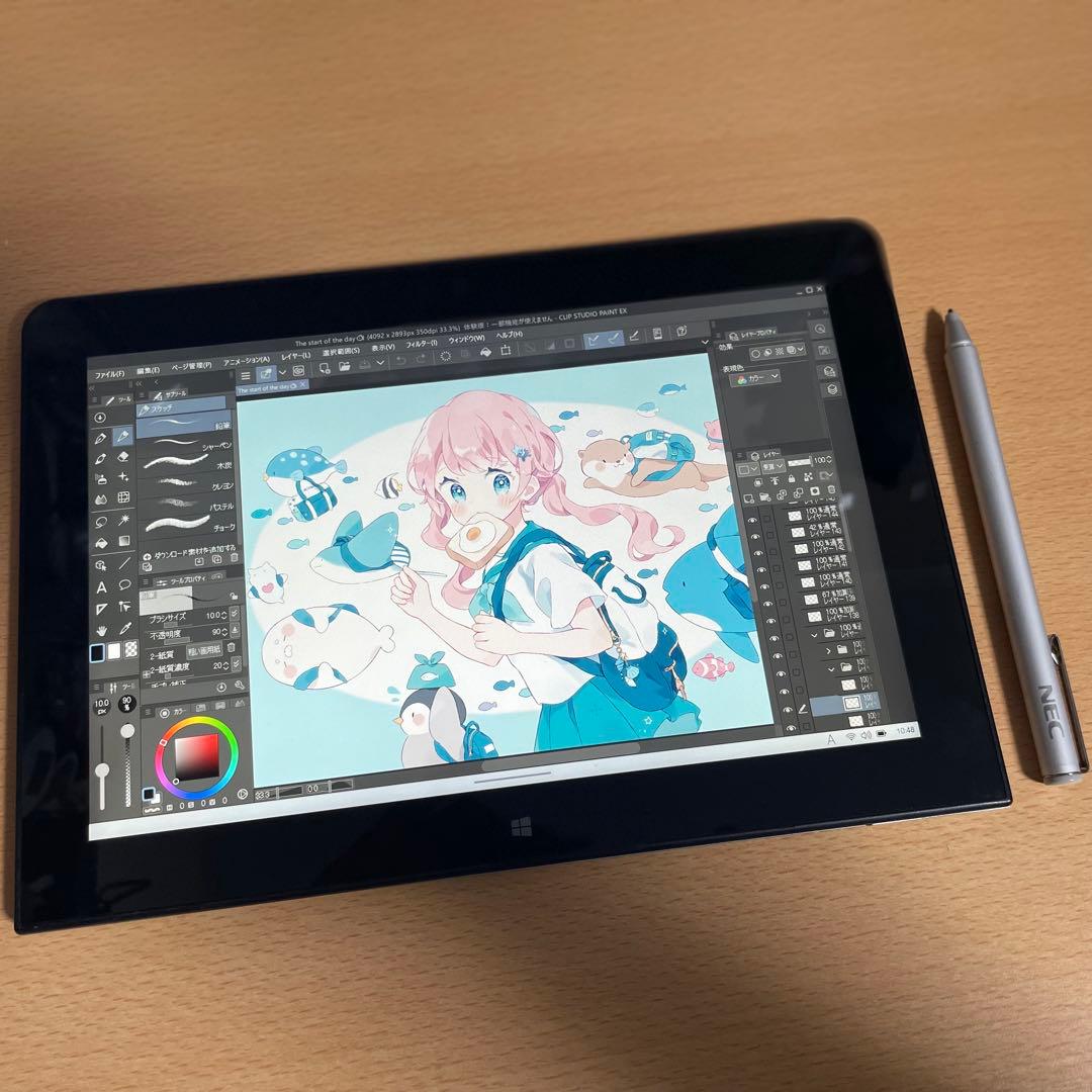 ○特価! NEC ワコム 筆圧2048段階 128GB お絵描きタブレット