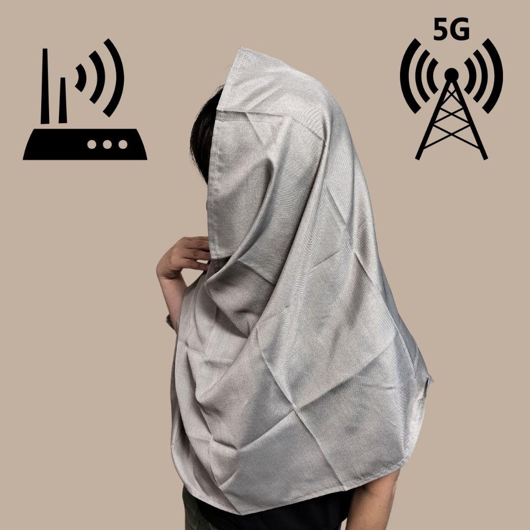 電磁波シールド ショール ポリエステル製