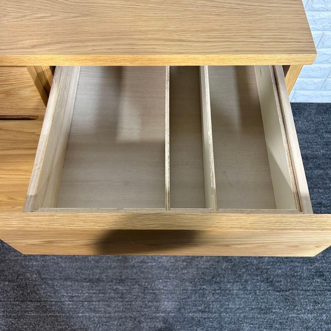 MUJI 無印良品 木製キャビネット 木扉 オーク材 収納家具 G058