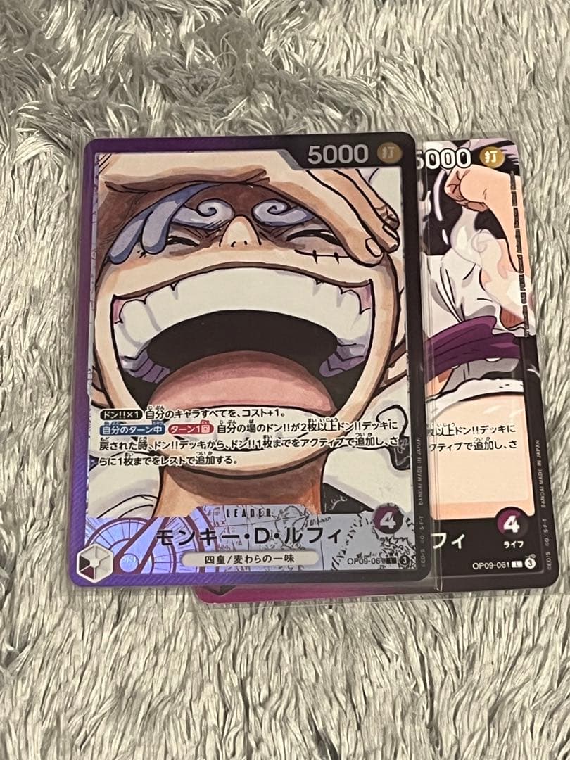 ONE PIECEカード 紫黒ニカ構築済みデッキ ギア5／レア多数／即プレイ可