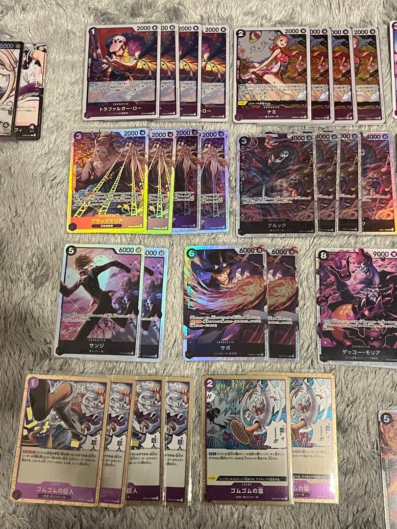 ONE PIECEカード 紫黒ニカ構築済みデッキ ギア5／レア多数／即プレイ可